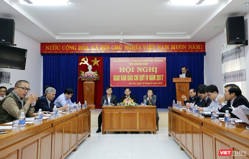 Chiều 15/1, Ban Tuyên giáo Tỉnh ủy Quảng Nam đã tổ chức Hội nghị Giao ban báo chí quý 4/2017 và định hướng Quý 1/2018.
