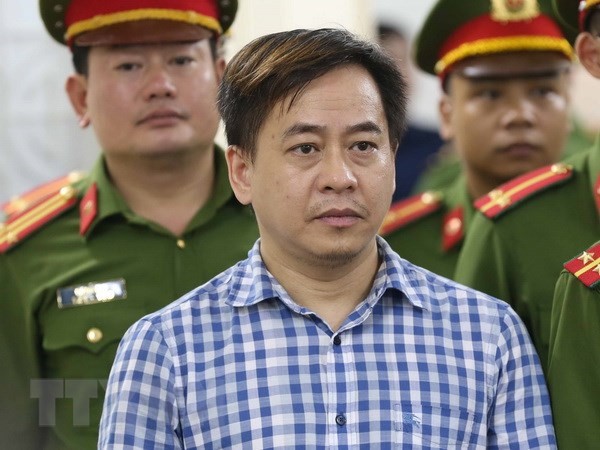 Phan Văn Anh Vũ bị TAND Hà Nội tuyên phạt 9 năm tù tại phiên xử cuối tháng 7 vừa qua. Ảnh: TTXVN