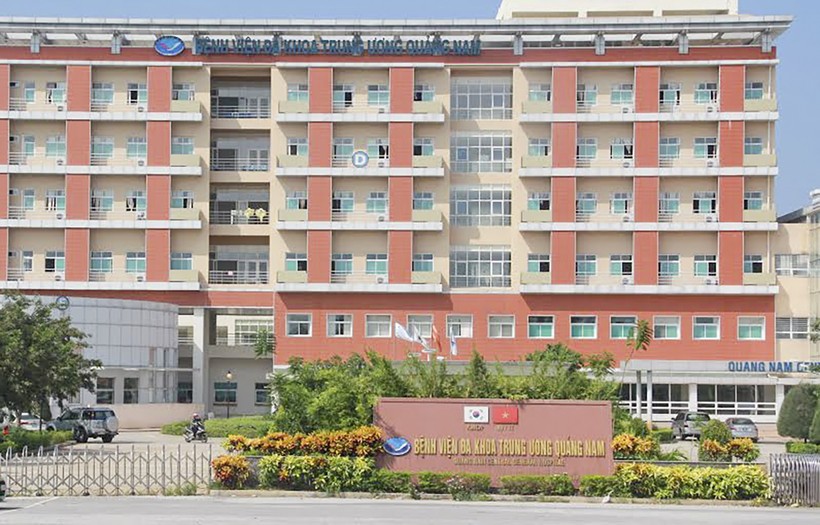 Bệnh viện Trung ương Quảng Nam, nơi bệnh nhân là nữ tiếp viên điều trị do nghi nhiễm virus Cổna (ảnh: HP)