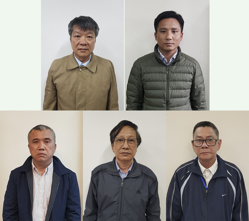 5 đối tượng vừa bị khởi tố, bắt tạm giam, cấm đi khỏi nơi cư trú do liên quan đến sai phạm tại Dự án đường cao tốc Đà Nẵng - Quảng Ngãi.