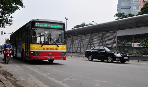 So với kế hoạch việc triển khai buýt nhanh tại Hà Nội đã bị chậm đi khá nhiều.