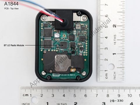 Hình ảnh chi tiết về thiết bị không dây mới của Apple có mã A1844.