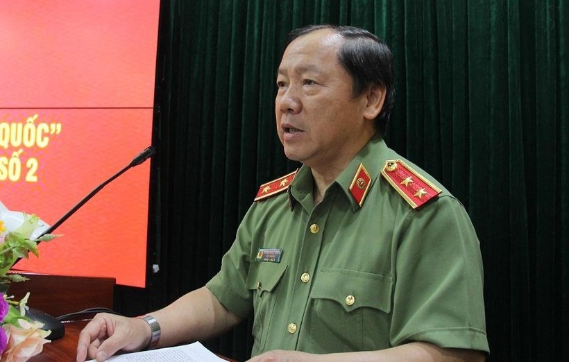 Cục trưởng Cục An ninh mạng, Bộ Công an Hoàng Phước Thuận. Ảnh: BCA.