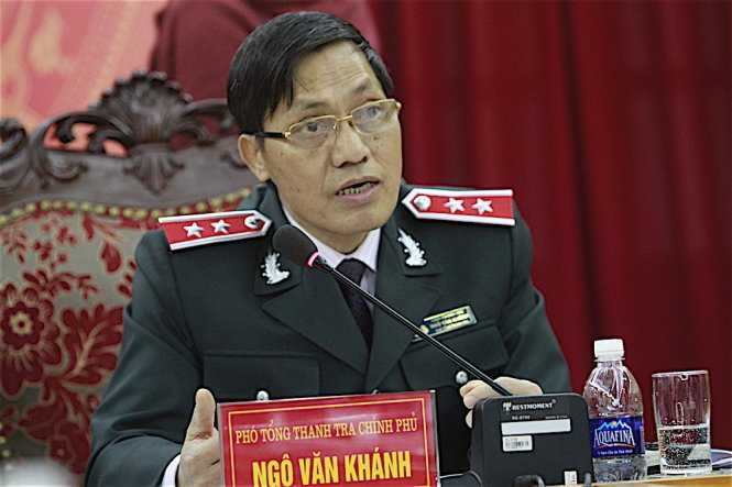 Phó Tổng Thanh tra Chính phủ Ngô Văn Khánh - Ảnh: VTC