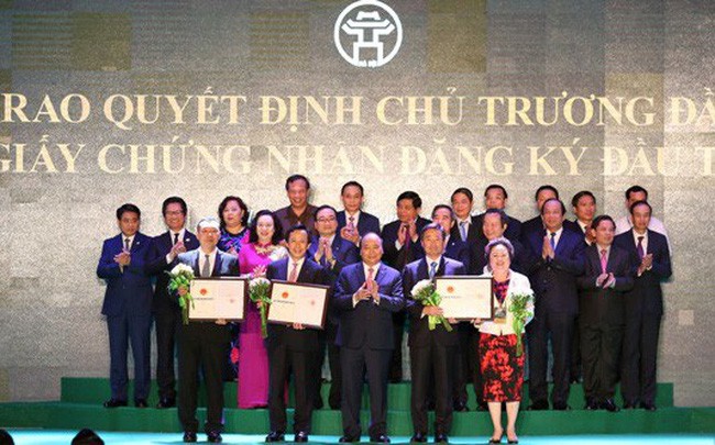 Hà Nội đã trao Quyết định chấp thuận chủ trương và giấy chứng nhận đầu tư cho 71 dự án.