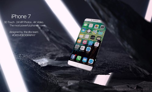 iPhone 7 màn hình tràn cạnh, pin "siêu khủng" xuất hiện