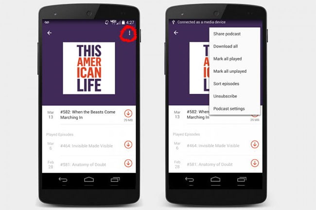 Cách tải và sử dụng Podcast trên Android hoặc iOS ảnh 5 Cách tải và sử dụng Podcast trên Android hoặc iOS ảnh 5