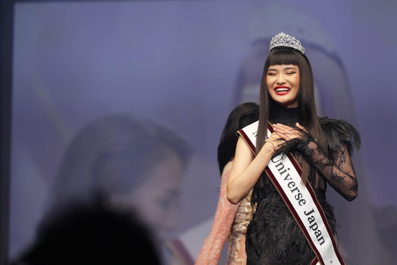Nhan sắc gây tranh cãi của Hoa hậu hoàn vũ Nhật Bản 2019. Ảnh: MUJ