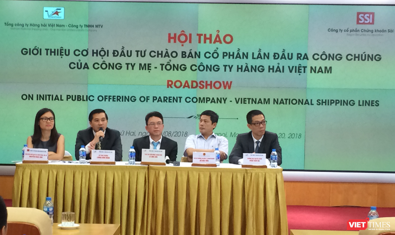 Hội thảo giới thiệu cơ hội đầu tư chào bán cổ phần lần đầu ra công chung của Công ty mẹ - Tổng công ty Hàng Hải Việt Nam
