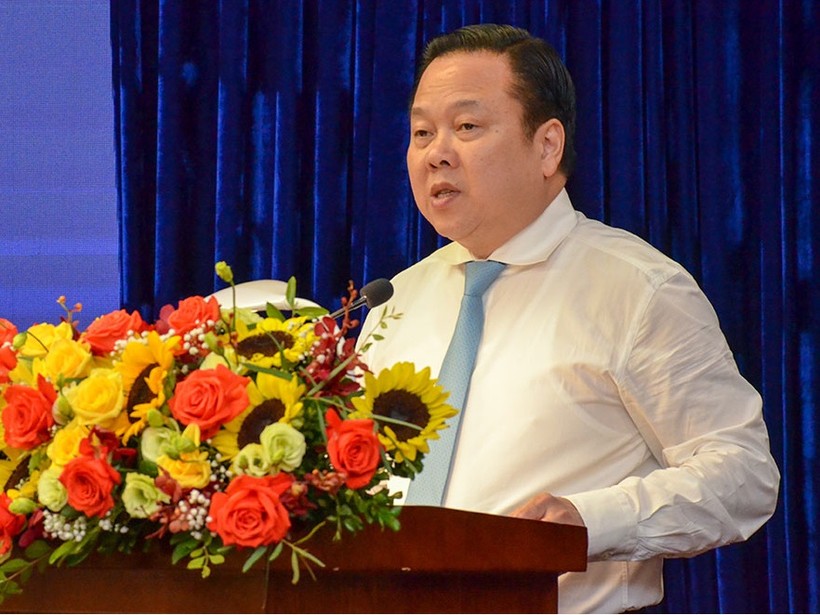 Ông Nguyễn Hoàng Anh - Chủ tịch CMSC - phát biểu tại hội nghị ảnh 1 Ông Nguyễn Hoàng Anh - Chủ tịch CMSC - phát biểu tại hội nghị ảnh 1