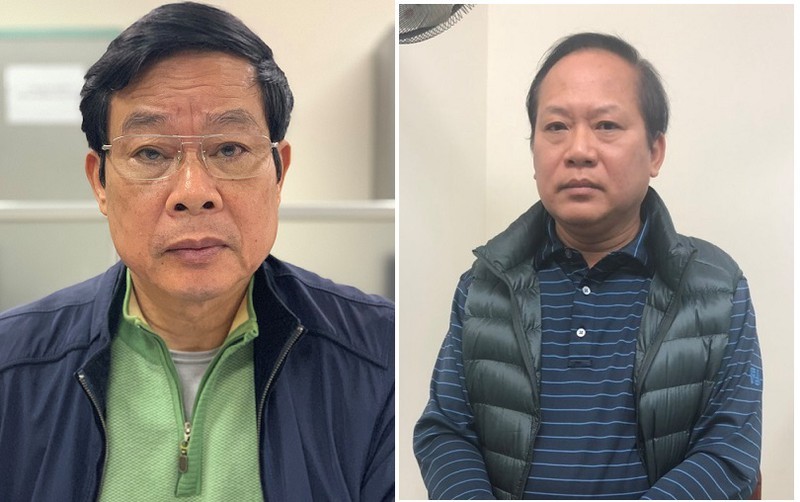 Ông Nguyễn Bắc Son (bên trái) và ông Trương Minh Tuấn (bên phải) - Nguồn: mps.gov.vn