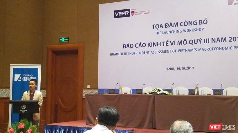 PGS.TS Nguyễn Đức Thành - Viện trưởng VEPR - phát biểu tại buổi tọa đàm