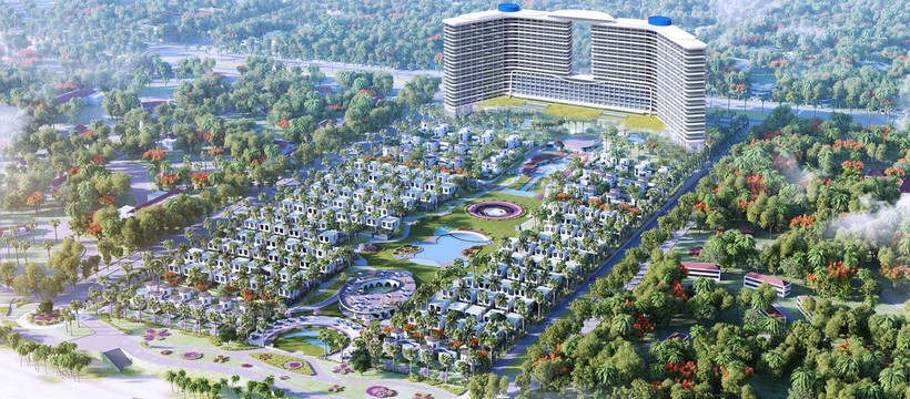 Phối cảnh dự án Prime – Prime Resort and Hotels do Công ty TNHH Đầu tư Cam Lâm làm chủ đầu tư