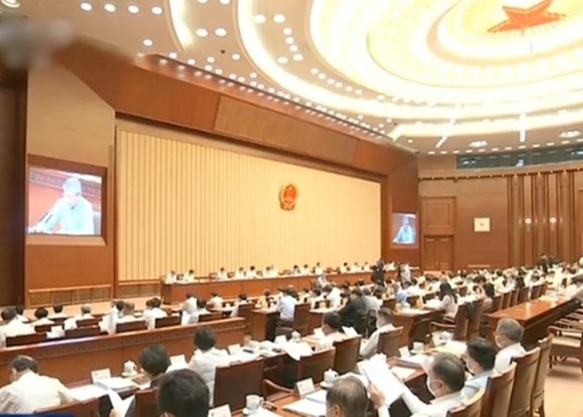 Sáng 30/6, Ủy ban Thường vụ Quốc hội Trung Quốc đã thông qua Luật An ninh Quốc gia Hồng Kông, có hiệu lực từ 1/7 (Ảnh: Đông Phương).