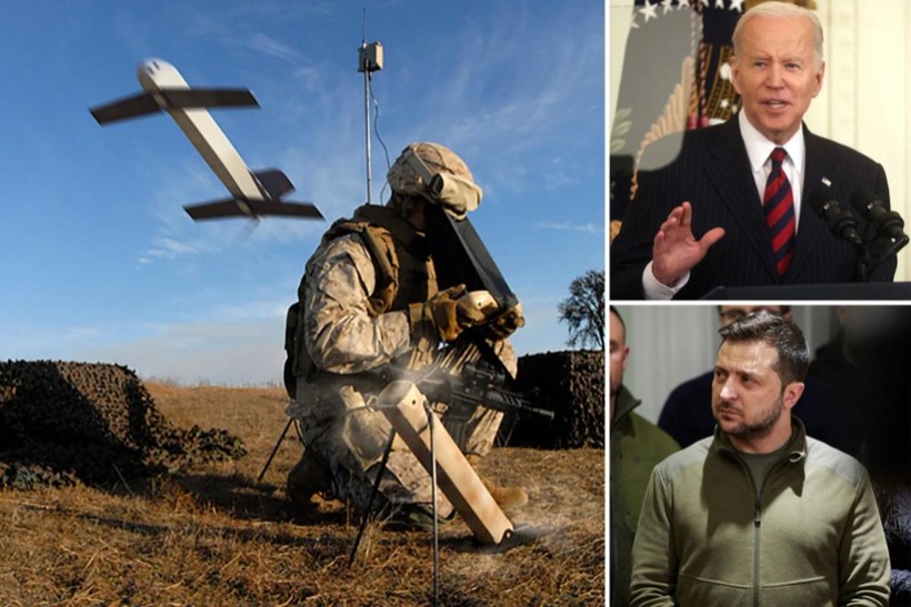 Hôm 16/3, Tổng thống Mỹ Biden tuyên bố viện trợ 100 máy bay không người lái Switchblade cho Ukraine theo lời đề nghị của ông Zelensky (Ảnh: The Drive).