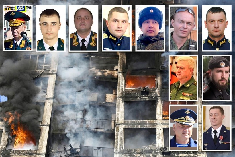 Cuộc chiến Nga - Ukraine đã khiến Nga mất nhiều chỉ huy cấp cao (Ảnh: dailynationtoday).
