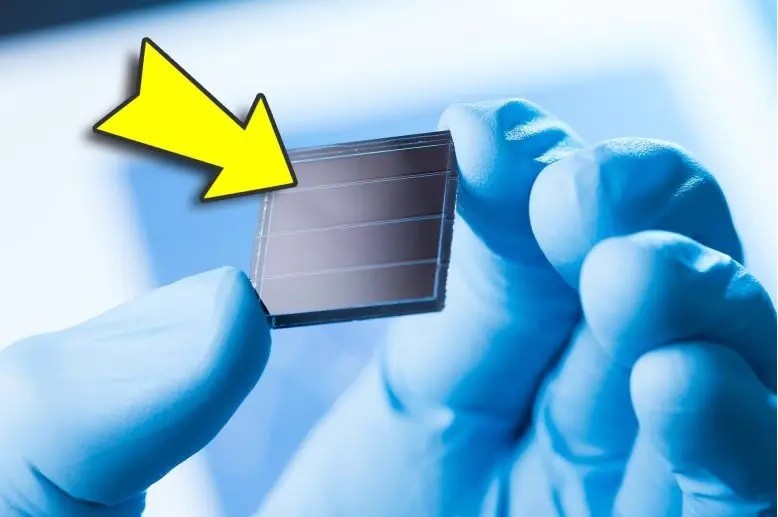 Pin mặt trời song song perovskite-silicon chứng minh ý tưởng công nghệ đạt hiệu suất 31,2%. Ảnh Scitech Daily