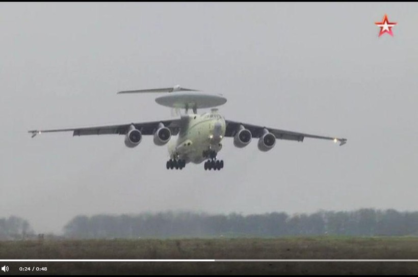 "Sở chỉ huy bay" A-100 Nga hoàn thành chuyến bay thử nghiệm đầu tiên