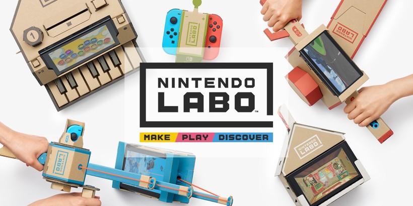 Nintendo Labo sẽ chính thức lên kệ vào 20/4 với hai phiên bản để lựa chọn. (Nguồn: Nintendo)