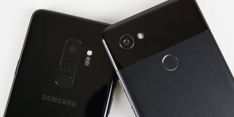 Pixel 2 XL và Galaxy S9+ là hai mẫu điện thoại Android chụp ảnh tốt nhất hiện nay. Nguồn: BI