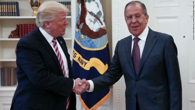 Tổng thống Trump tiếp Ngoại trưởng Nga Lavrov tại Nhà Trắng ngày 10/5