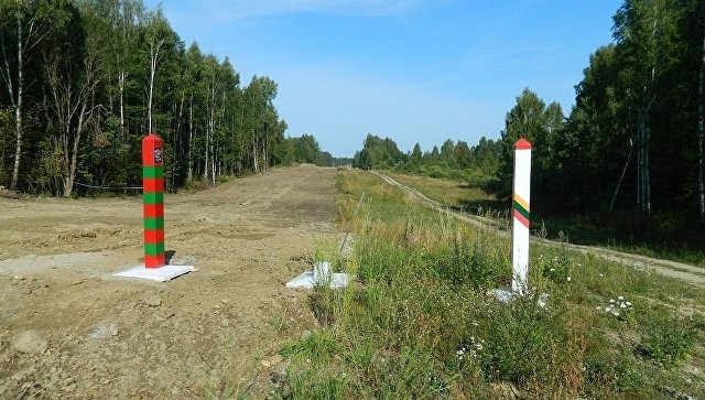 Hình ảnh biên giới Nga - Litva