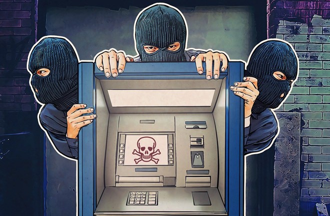 Các máy ATM luôn là mục tiêu của tin tặc. Ảnh: DailyDot.
