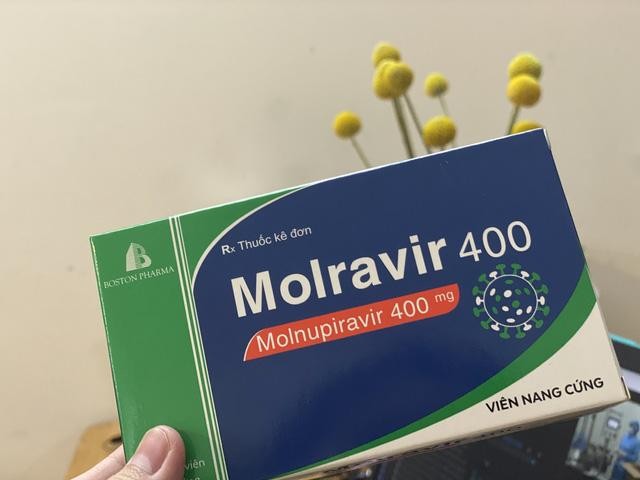 Thuốc Molnupiravir điều trị COVID-19 (ảnh Minh Thuý)