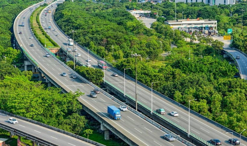 Tuyến cao tốc Cần Thơ - Cà Mau được đề xuất xây dựng với 2 dự án thành phần: Cần Thơ - Hậu Giang và Hậu Giang - Cà Mau - Ảnh minh hoạ: Cao tốc Quảng Châu - Thâm Quyến.