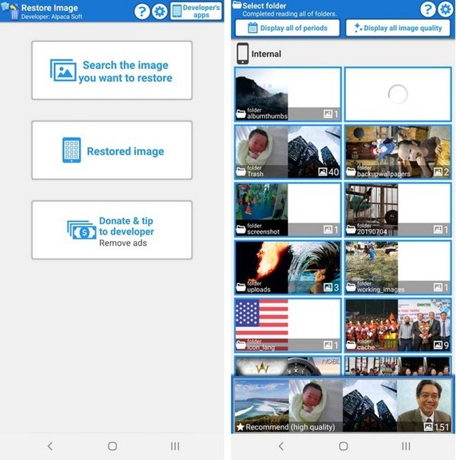 Ứng dụng hữu ích giúp tìm và khôi phục những file ảnh đã bị xóa trên smartphone - 1 Ứng dụng hữu ích giúp tìm và khôi phục những file ảnh đã bị xóa trên smartphone - 1