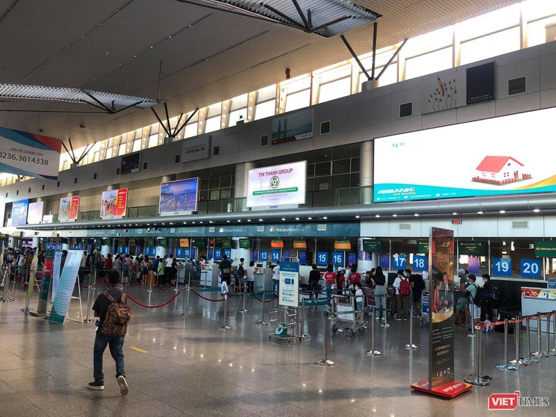 Một góc nhà ga sân bay quốc tế Đà Nẵng