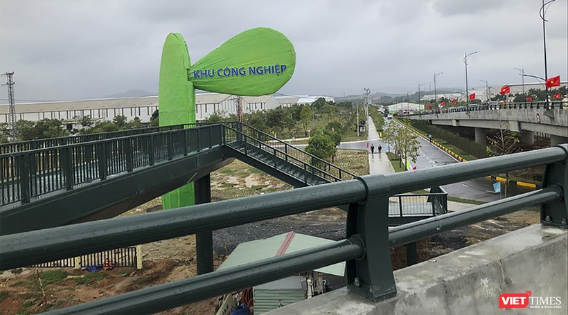 Nút giao thông nối QL1A, đường cao tốc Đà Nẵng - Quảng Ngãi với khu công nghiệp Chu Lai (Quảng Nam)