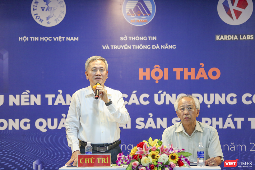 Ông Nguyễn Quang Thanh - Giám đốc Sở TT&TT TP Đà Nẵng - chủ trì hội thảo