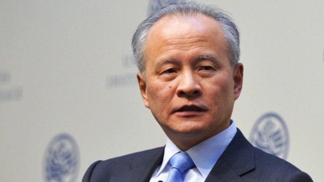 Đại sứ Trung Quốc ở Mỹ Thôi Thiên Khải - Ảnh: Xinhua