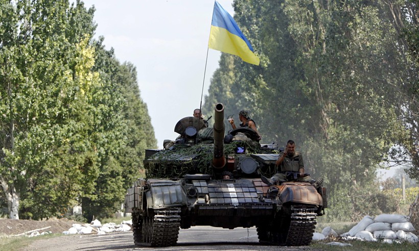 Xe tăng Ukraine ở miền đông
