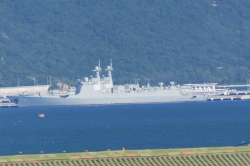 Tàu khu trục Hợp Phì của Trung Quốc. Ảnh: qq.com