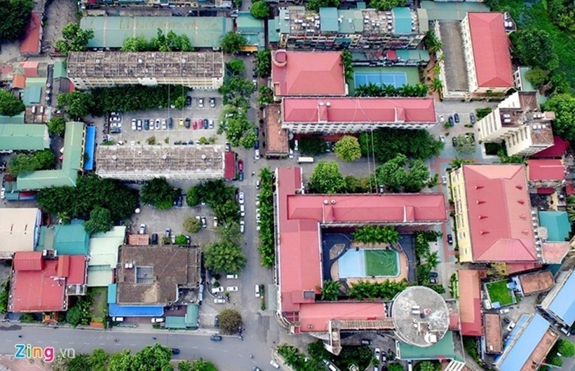 Toàn cảnh khách sạn Kim Liên nhìn từ trên cao vừa được mua lại với giá gấp 9 lần giá khởi điểm