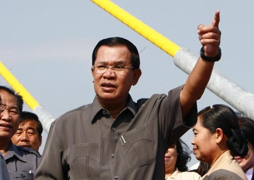 Thủ tướng Campuchia Hun Sen. Ảnh: AP.