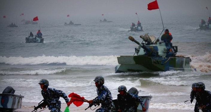 Quân đội Trung Quốc tập trận đổ bộ chiếm đảo
