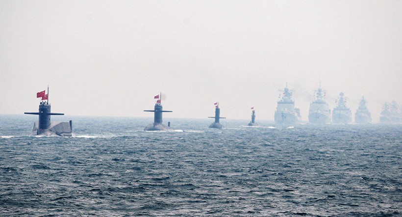 Trung Quốc thường xuyên tập trận hải quân trên biển trong thời gian gần đây thách thức dư luận quốc tế, nhất là sau khi Tòa Trọng tài bác bỏ yêu sách đường lưỡi bò ngang ngược