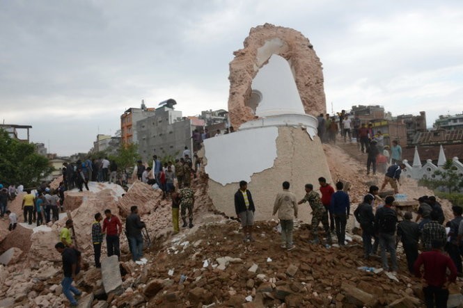 Choáng váng số người chết trong trận động đất ở Nepal