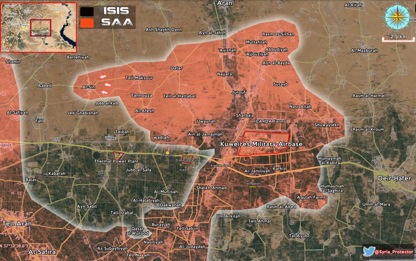 Lực lượng đặc nhiệm Tigers đánh chiếm làng Asiin Đông Aleppo