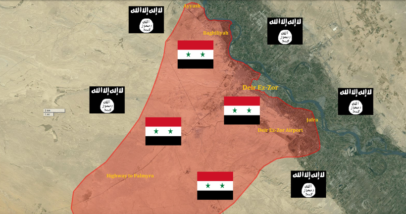 Kinh hoàng IS tấn công thành phố Deir Ezzor bằng 14 lần đánh bom tự sát