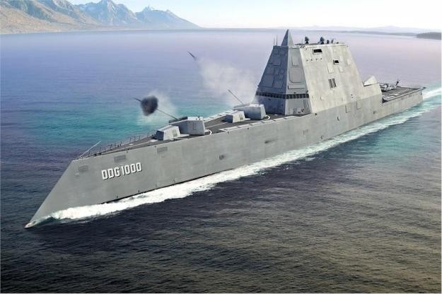 Siêu khu trục hạm Zumwalt của Hải quân Mỹ - chiến hạm của tương lai