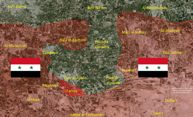 Quân đội Syria giải phóng khu trang trại Rikabiyah