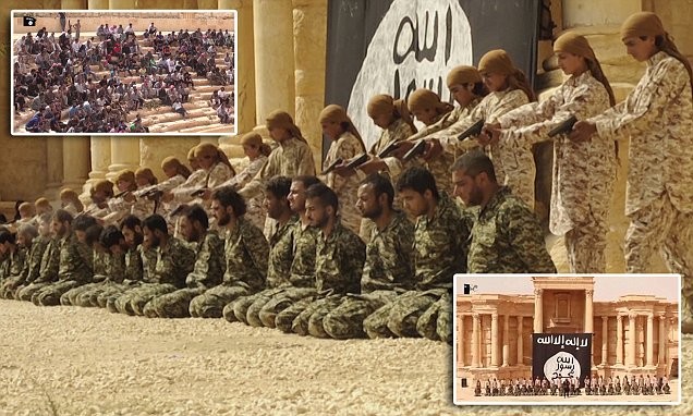 Phát hiện mộ tập thể các binh sĩ Syria bị IS thảm sát
