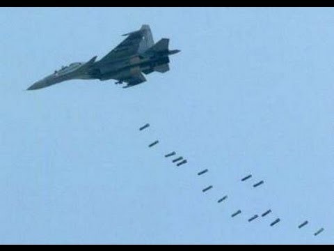 Video: Cận cảnh máy bay Su-24, Su-35 Nga không kích