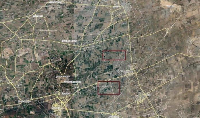 Bản đồ chiến sự Đông Ghouta ngày 27.06.2016