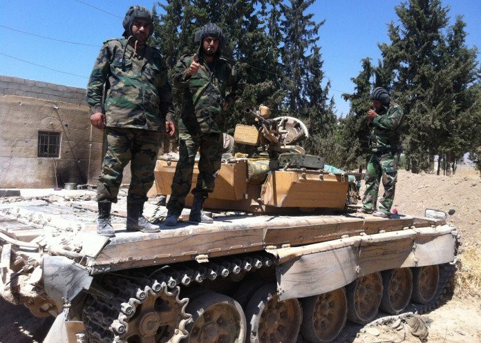 Binh sĩ Quân đội Syria ở Aleppo