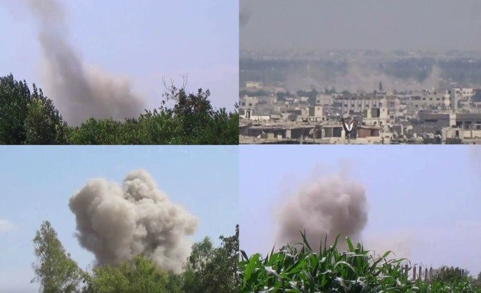 Không quân Syria không kích dữ dội chiến tuyến Hồi giáo cực đoan ở Đông Ghouta